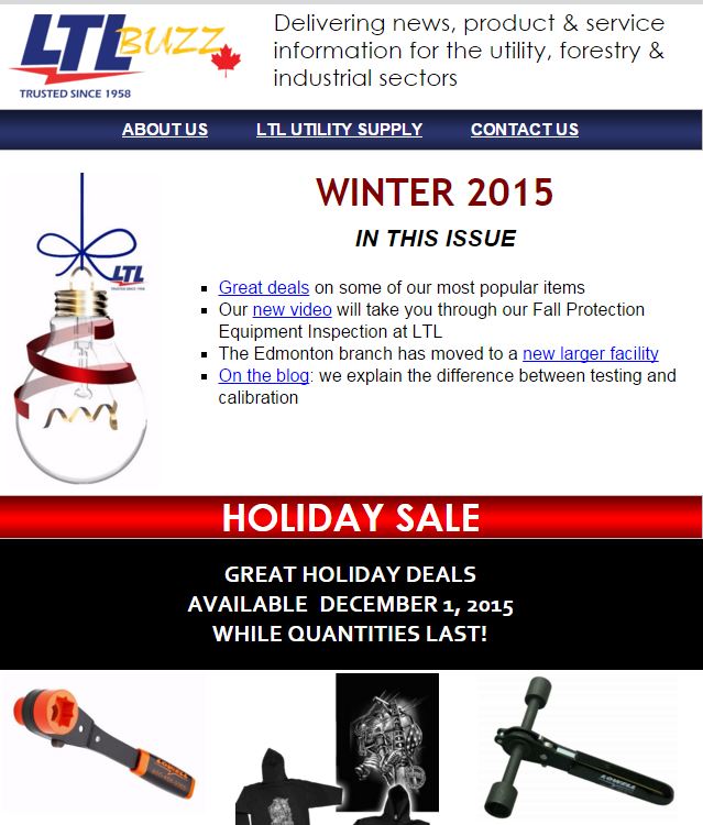 The LTL Buzz - Winter 2015 available now