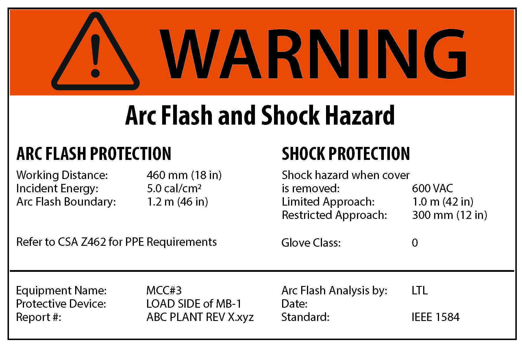 AF Warning Label-test