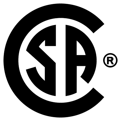 CSA standards compliance mark CSA certification mark indicating product safety compliance.