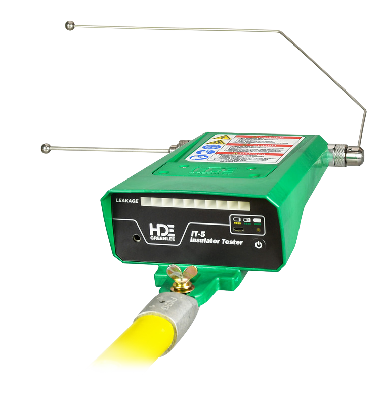 greenlee-it-5-insulator-tester-hotstick-2 Greenlee IT-5 Insulator Tester with LED leakage bar, available from LTL Canada