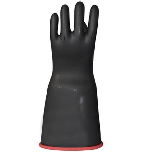 Salisbury NG318BCRB Class 3 Rubber Gloves, Bell Cuff, Red/Black, Sizes 8 to 12 - Image 2